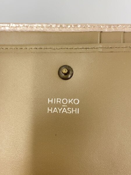 HIROKO HAYASHI(ヒロコハヤシ) / 2つ折り財布/レザー/PNK/無地
