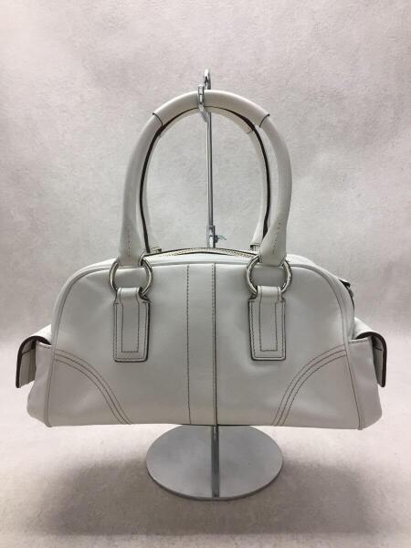 COACH(コーチ) / ハンドバッグ/8A10/レザー/ホワイト | 中古品の販売 