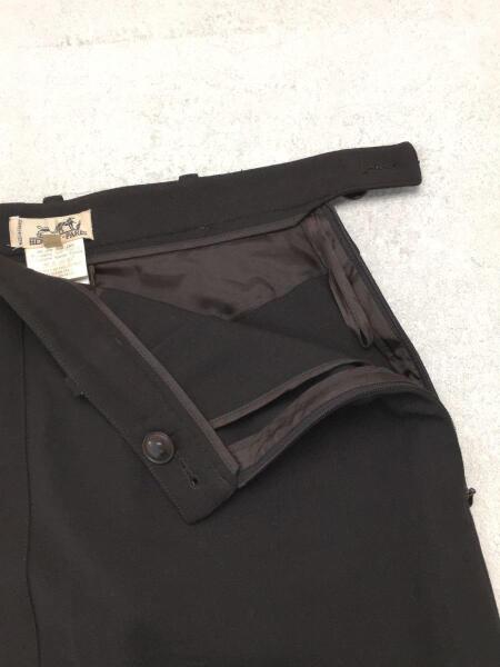 オールド ヴィンテージ古着 HERMES リネンタイトスカート 38 フランス製