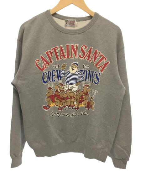 キャプテンサンタ トレーナー スウェット ヴィンテージ アメリカ CAPTAIN SANTA ヴィンテージ トレーナー M 90s ネイビー 古着 captain