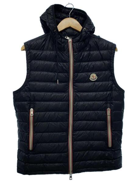MONCLER / ダウンベスト/2/ナイロン/NVY/510914337699 53279 MONCLER(モンクレール) / ダウンベスト/2/--/ブラック/無地