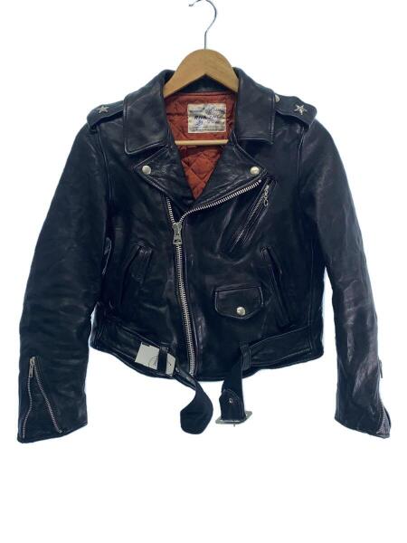 RNA MEDIA ブラックレザー ダブルライダースジャケット RNA MEDIA ブラックレザー ダブルライダースジャケット