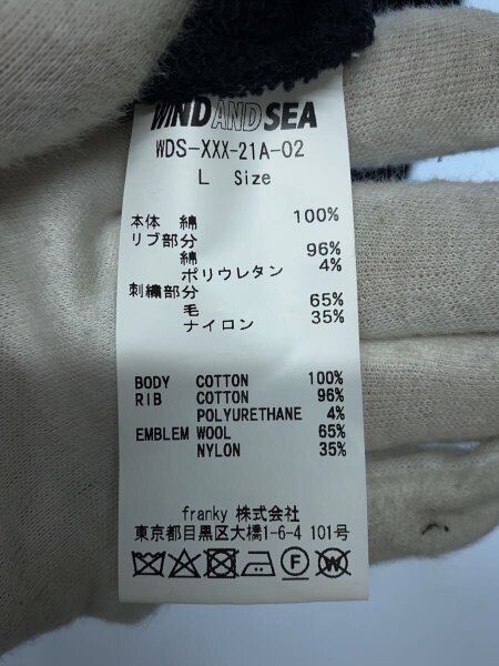 WIND AND SEA(ウィンダンシー) / パーカー/L/コットン/BLK/WDS-XXX-21A