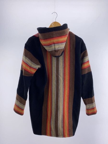 TENDERLOIN((株)ｹｰｾﾌﾞﾝ) / 14SS/T-BOHO COAT/ネイティブラグ/ダッフルコート/S/ウール/BLK/ストライプ TENDERLOIN((株)ｹｰｾﾌﾞﾝ)(テンダーロイン((カブ)ケーセブン)) / 14SS/T