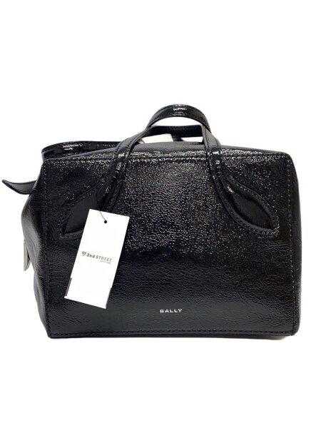 BALLY(バリー) / 新品同様/SPACE XS/ハンドバッグ/エナメル/BLK 