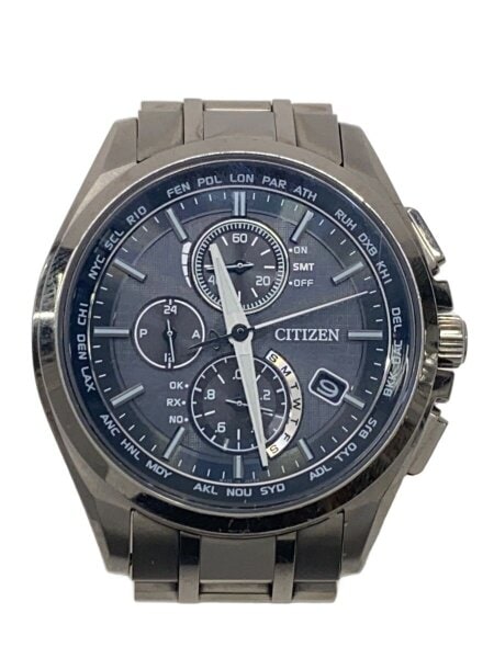 CITIZEN(シチズン) / 腕時計/アナログ/ステンレス/GRY/BLK/SS/H804