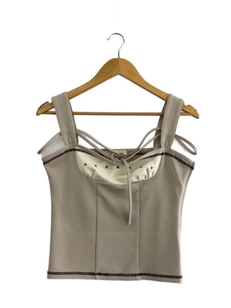 ANDMARY Tear knit tops Beige andmary Luca stitch tops beige