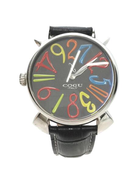 cogu(コグ) / 自動巻腕時計/アナログ/レザー/BLK/BLK | 中古品の販売 