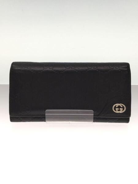 GUCCI(グッチ) / 長財布/レザー/BLK/総柄/メンズ/216589 | 中古品の