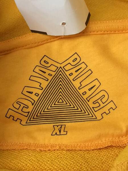 PALACE(パレス) / パレス/JUMBO FERG HOOD/パーカー/XL/コットン/YLW 