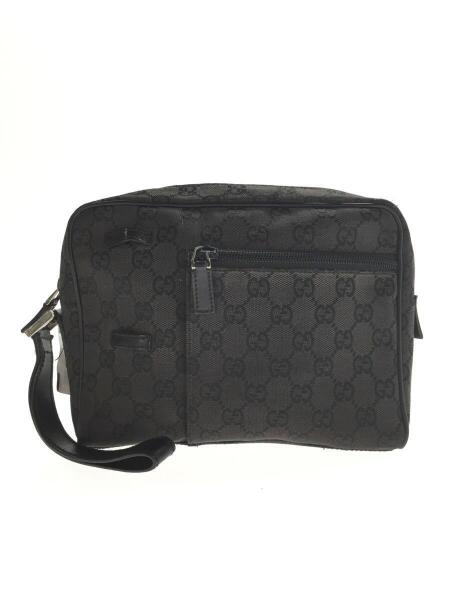 GUCCI(グッチ) / GG柄/クラッチバッグ/キャンバス/BLK/モノグラム/018 