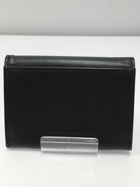 MARY QUANT(マリークワント) / 2つ折り財布/ミニ財布/レザー/BLK MARY QUANT(マリークワント) / 2つ折り財布/ミニ財布/レザー/BLK