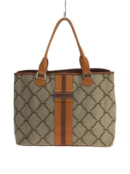 LONGCHAMP(ロンシャン) / トートバッグ/--/BEG/総柄 | 中古品の販売 