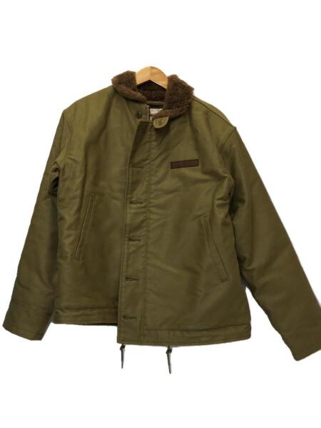 ヒューストンN-1デッキジャケットミリタリージャケットステンシル古着