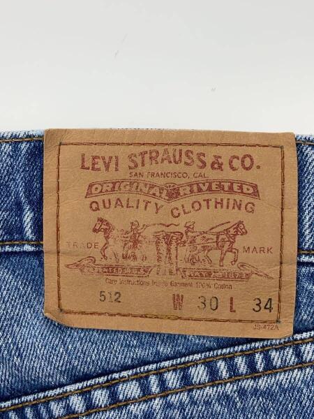 Levi's(リーバイス) / ボトム/30/コットン/IDG/無地/512-02/90s/96年製