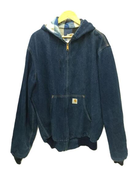 カーハートcarhartt アクティブジャケットデニム裏地ありチェック