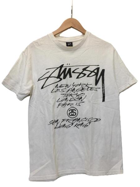 STUSSY(ステューシー) / Tシャツ/M/コットン/WHT/00s/2006/×FUTURA 