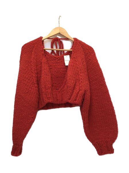 ETRE TOKYOエトレトウキョウ　オープンバックハンドニットトップス ETRE TOKYO - オープンバックシャギーハンドニットプルオーバー