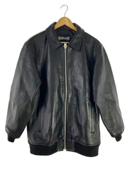 定価35万 21AW美品 シングルライダース サイズ42 Schott(ショット) / シングルライダースジャケット/L/羊革/BLK/無地/10