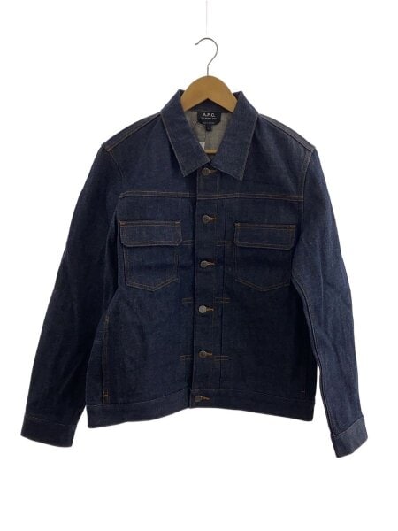 A.P.C.◆Gジャン/2/デニム/IDG/無地 A.P.C.◇Gジャン⁄M⁄デニム⁄IDG⁄無地⁄ダブルジップ⁄archive