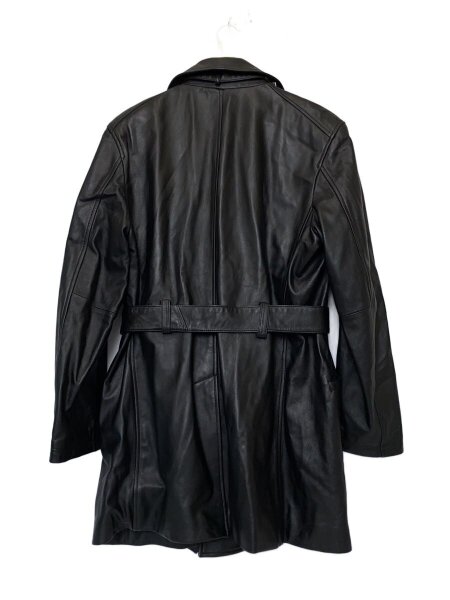 極美品 Licoriceリコリス レザーコート トレンチ ダブルブレスト 羊革