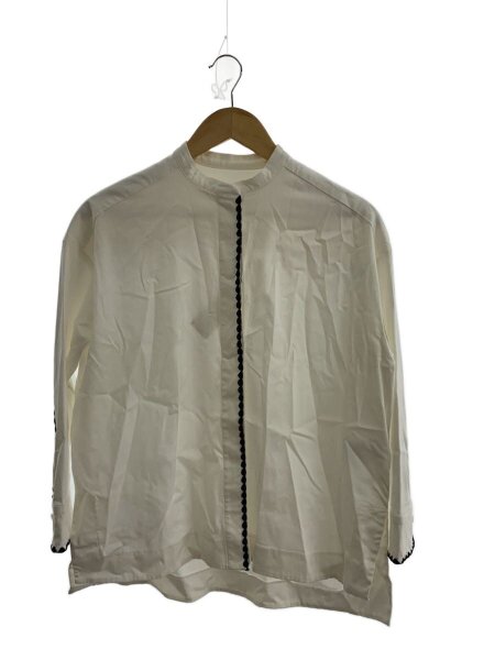 yori(ヨリ) / 21SS/ハマグリ刺繍ブラウス/36/--/WHT/YR2021-097AW 