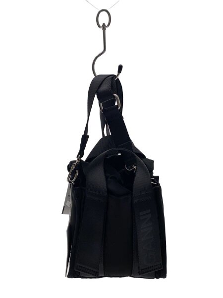 GANNI(ガニー) / recycled tech mini tote/ハンドバッグ/--/BLK/無地 
