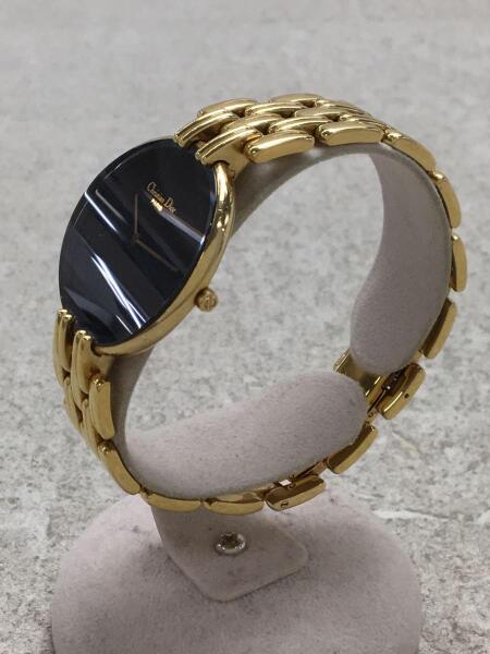 Christian Dior アナログ腕時計 ゴールド/ブラック