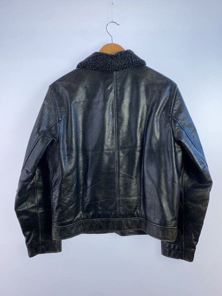 GAP(ギャップ) / OLDGAP/90s/レザージャケット・ブルゾン/S/牛革/BLK 