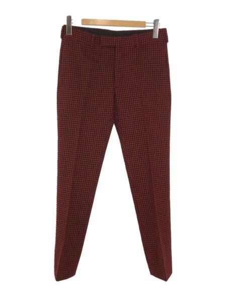 Dior HOMME(ディオールオム) / ボトム/44/ウール/RED/チェック 