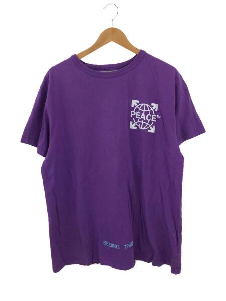 OFF-WHITE(オフホワイト) / Tシャツ/L/コットン/パープル 