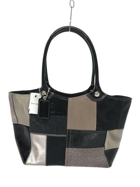 COACH(コーチ) / トートバッグ/キャンバス/BLK/F14045/パッチワーク 