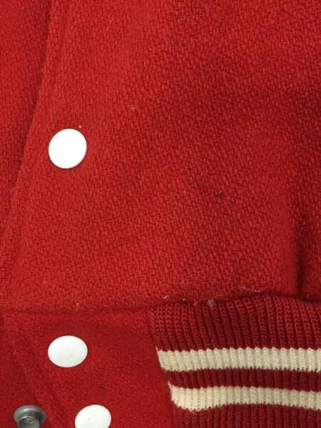 BUTWIN(バトウィン) / スタジャン/42/ウール/RED/60～70年代/レッド