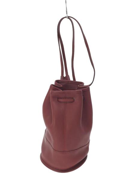 COACHオールドコーチショルダーバッグバケツ型オールレザーボルドー