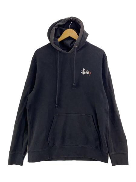 stussy ステューシー 胸元ワンポイント ビックロゴ グレー M - STUSSY 