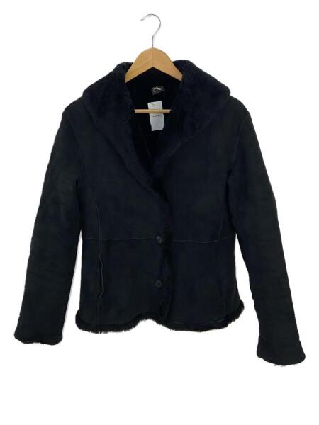 KRIZIA(クリッツィア) / ジャケット/40/羊革/BLK/無地/VCA41-551 