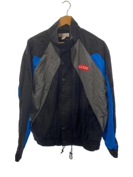 GUESS(ゲス) / ナイロンジャケット/M/ナイロン/BLK/ブルー/羽織  