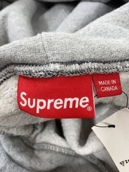 Supreme(シュプリーム) / パーカー/XXL/コットン/GRY/グレー/灰色/裏 