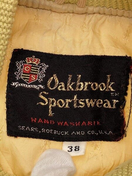 sears(シアーズ) / Oakbrook sportswear/60s-70s/ダービージャケット 