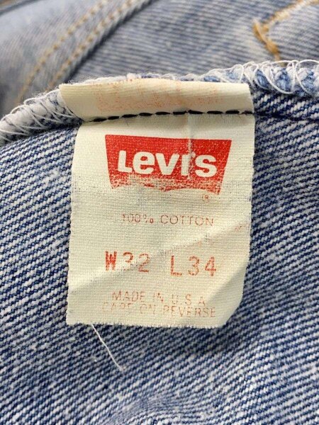 Levi’s / 90s/501xx/赤文字/ボタン裏552/ストレートパンツ/32/コットン/インディゴ Levi's(リーバイス) / 90s/501xx/赤文字/ボタン裏552/ストレートパンツ