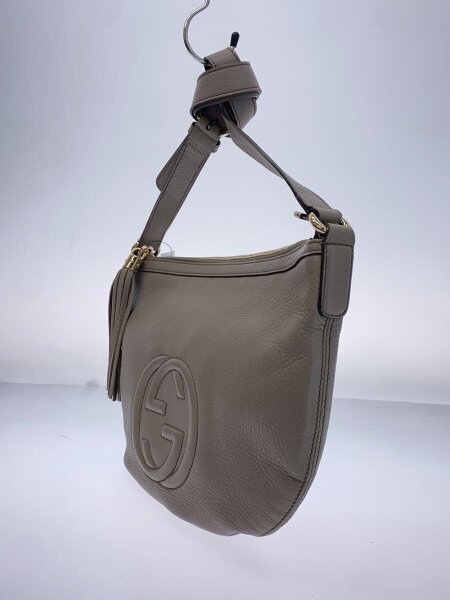 GUCCI(グッチ) / ショルダーバッグ/ソーホー/レザー/グレージュ/295175 