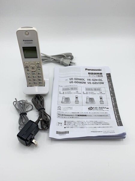 Panasonic VE-GD56-N 電話機 ゴールド パナソニック コードレス