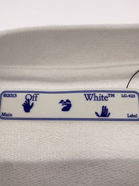 OFF-WHITE(オフホワイト) / スウェット/XS/コットン/WHT