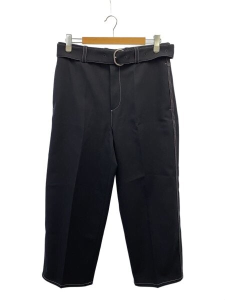 【送料無料】JIL SANDER クロップドパンツ ブラック48 送料無料】JIL SANDER クロップドパンツ ブラック48 JIL SANDER