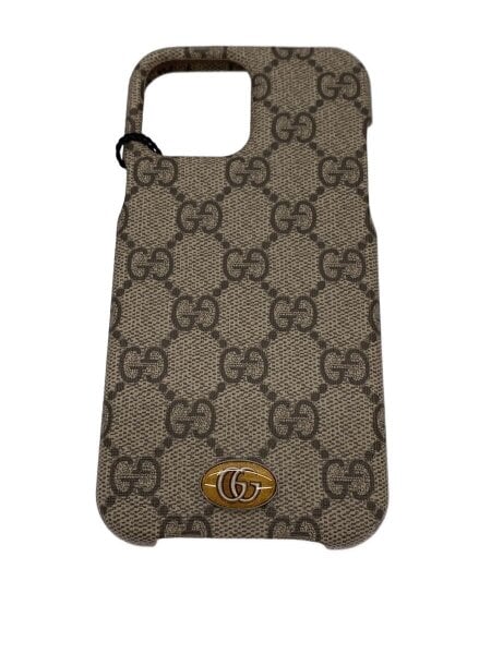【新品未使用】グッチ GGスプリーム iPhone13 スマホケース GUCCI(グッチ) / iPhoneケース_オフィディア_GGスプリーム/iPhone13