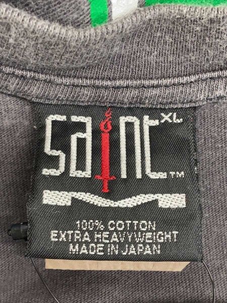 SAINT MICHAEL / SAINT ENEMY SS TEE/Tシャツ/XL/コットン/BLK/SM-S22-0000-012 SAINT MICHAEL(セントマイケル) / SAINT ENEMY SS TEE/Tシャツ/XL