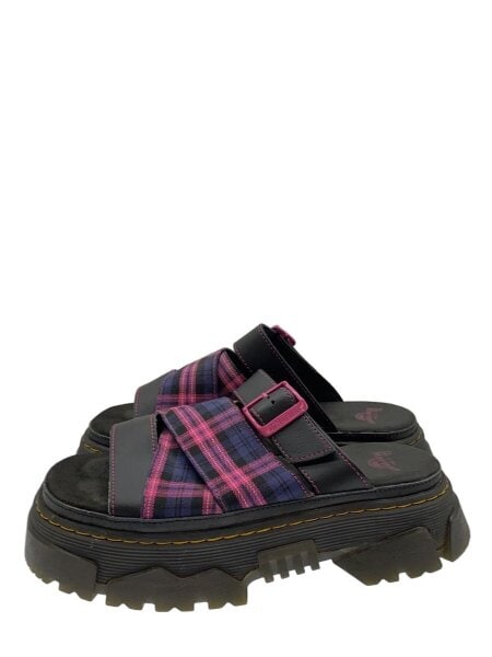 Dr. Martens MATTISON サンダル チェック柄ＵＫ4 Dr.Martens(ドクターマーチン) / MATTISON/サンダル/--/BLK// | 中古品