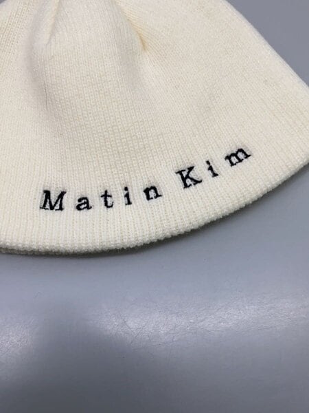 Matin Kim(マーティンキム) / ニットキャップ/--/ウール/WHT/メンズ