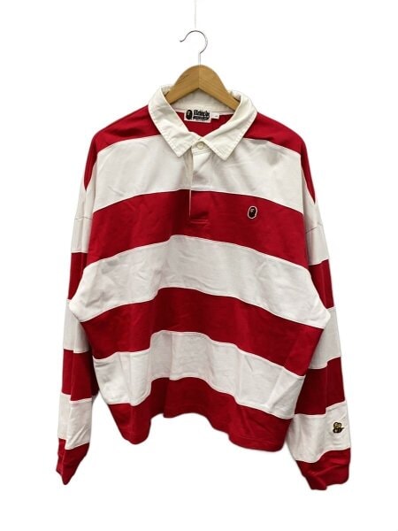 A BATHING APE(アベイシングエイプ) / ポロシャツ/L/コットン A BATHING APE(アベイシングエイプ) / ポロシャツ/L/コットン