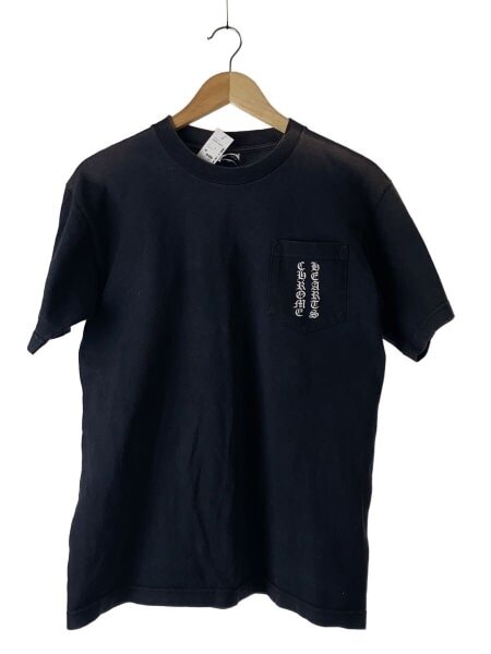 CHROME HEARTS(クロムハーツ) / Tシャツ/M/コットン/BLK/無地/日焼け有